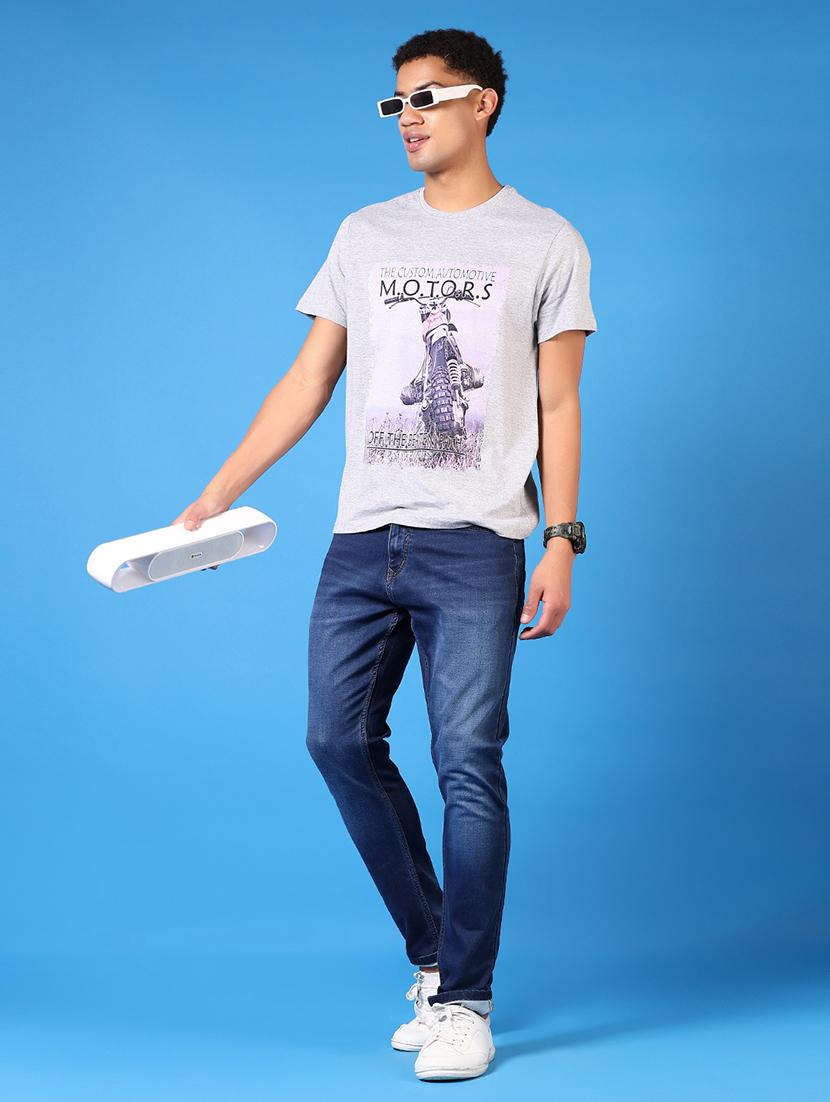 men solid mid rise slim fit jean - 21731480 - Standard Image - 4