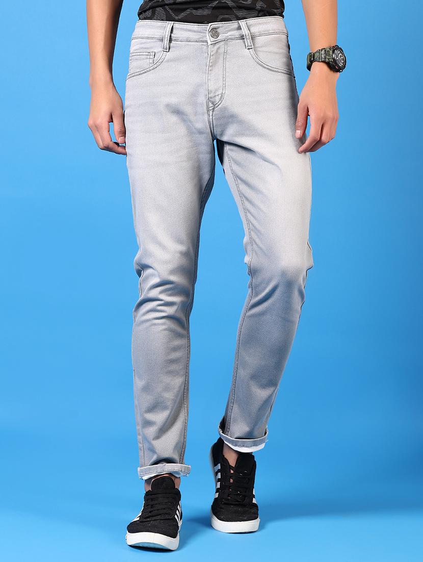 men washed mid rise jeans - 21731482 - Standard Image - 1