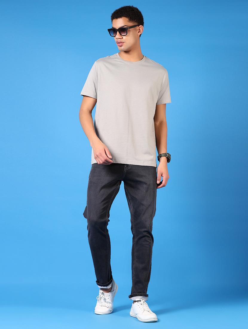 men plain mid rise jeans - 21731487 - Standard Image - 4