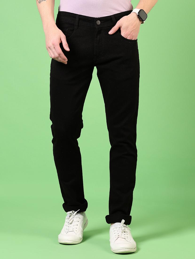 men plain mid rise jeans - 21731488 - Standard Image - 1