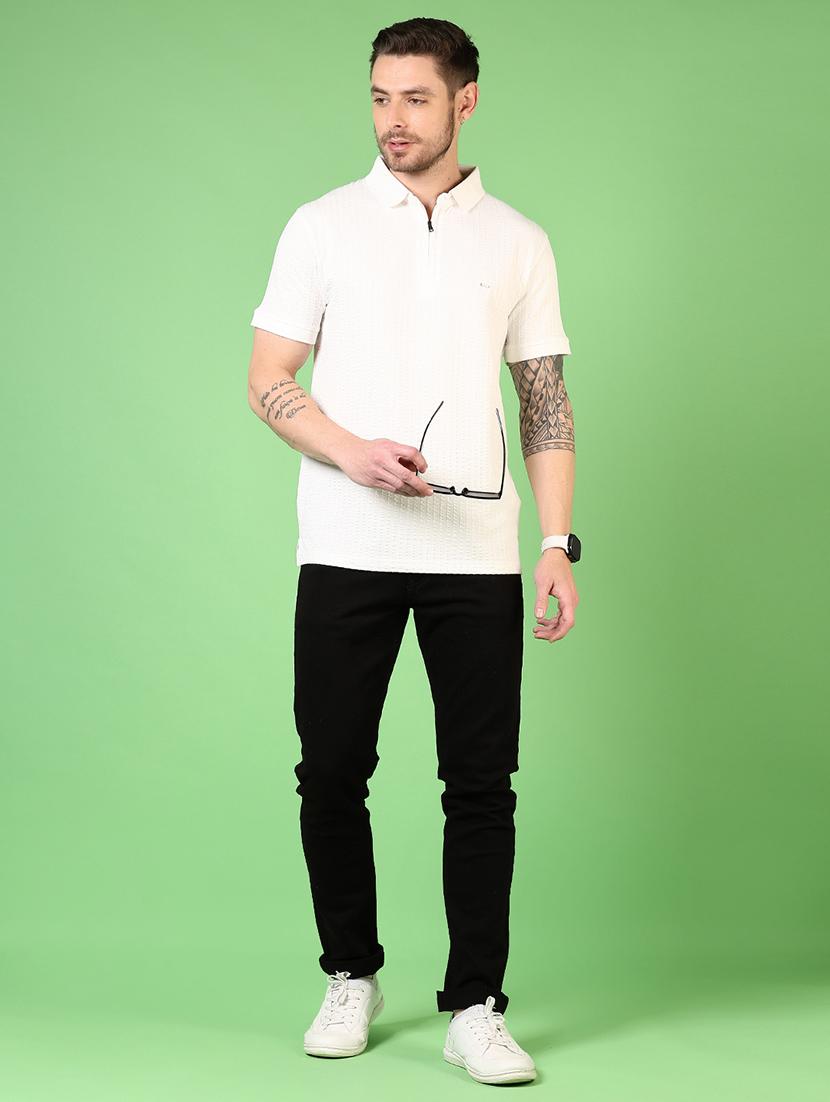 men plain mid rise jeans - 21731500 - Standard Image - 4