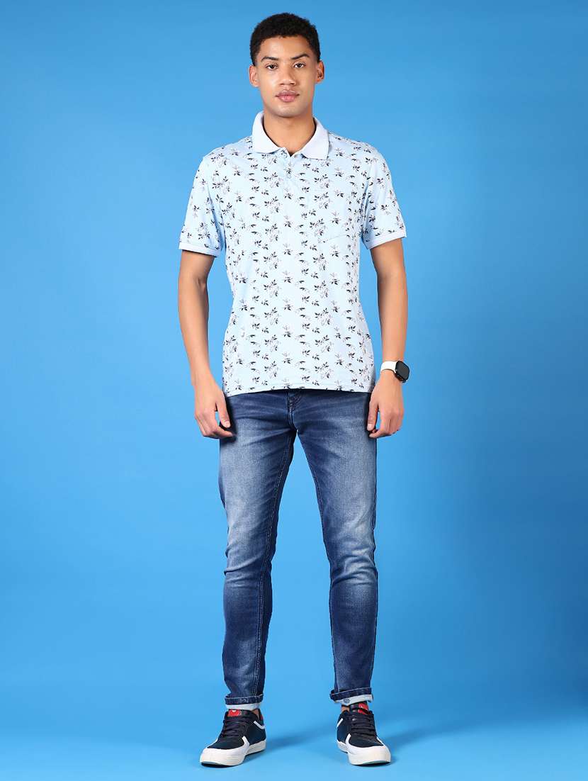 Men Washed Mid Rise Jeans - 21731501 -  Standard Image - 4