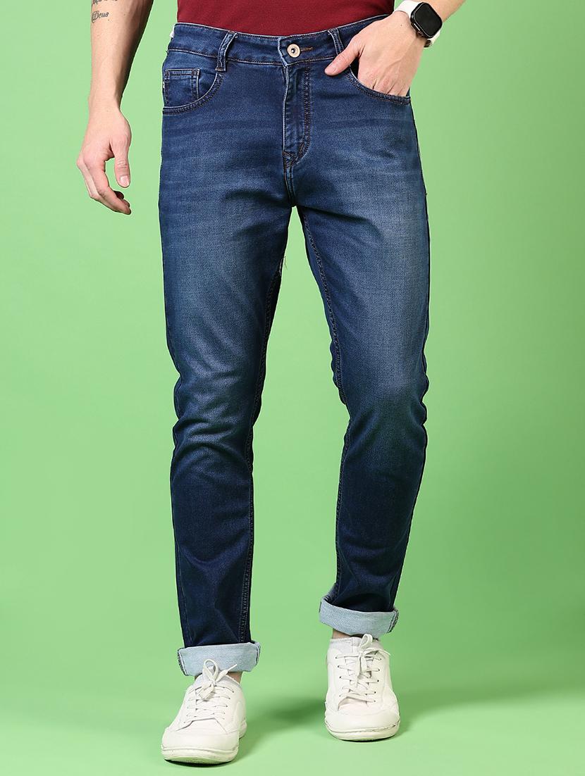 men washed mid rise jeans - 21731514 -  Standard Image - 1