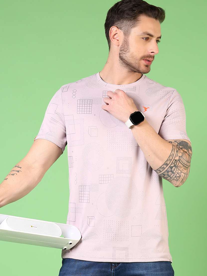 men printed short sleeve t-shirt - 21731530 -  Standard Image - 1