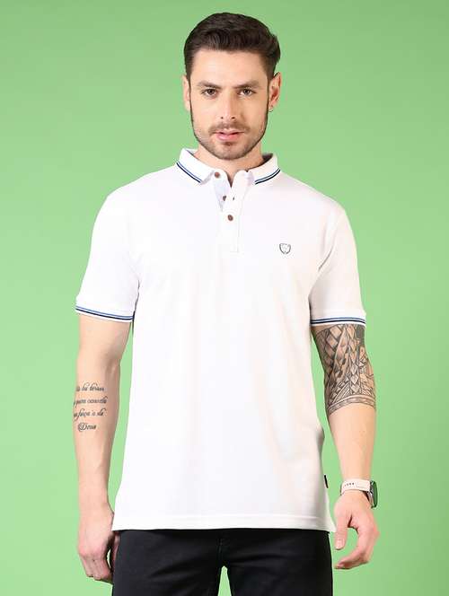 men solid short sleeve polo t-shirt - 21731533 -  Standard Image - 0