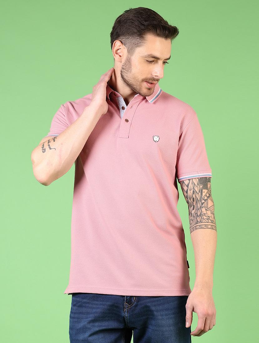 men solid short sleeve polo t-shirt - 21731538 -  Standard Image - 1