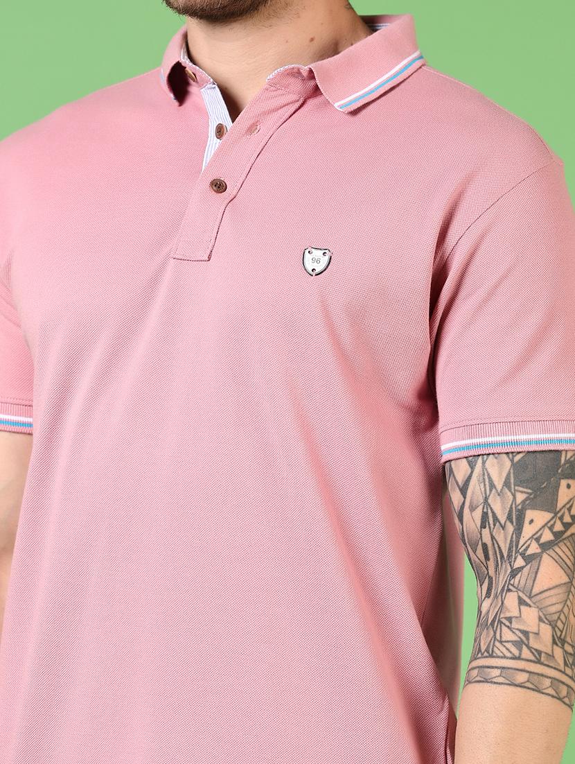 men solid short sleeve polo t-shirt - 21731538 - Standard Image - 4