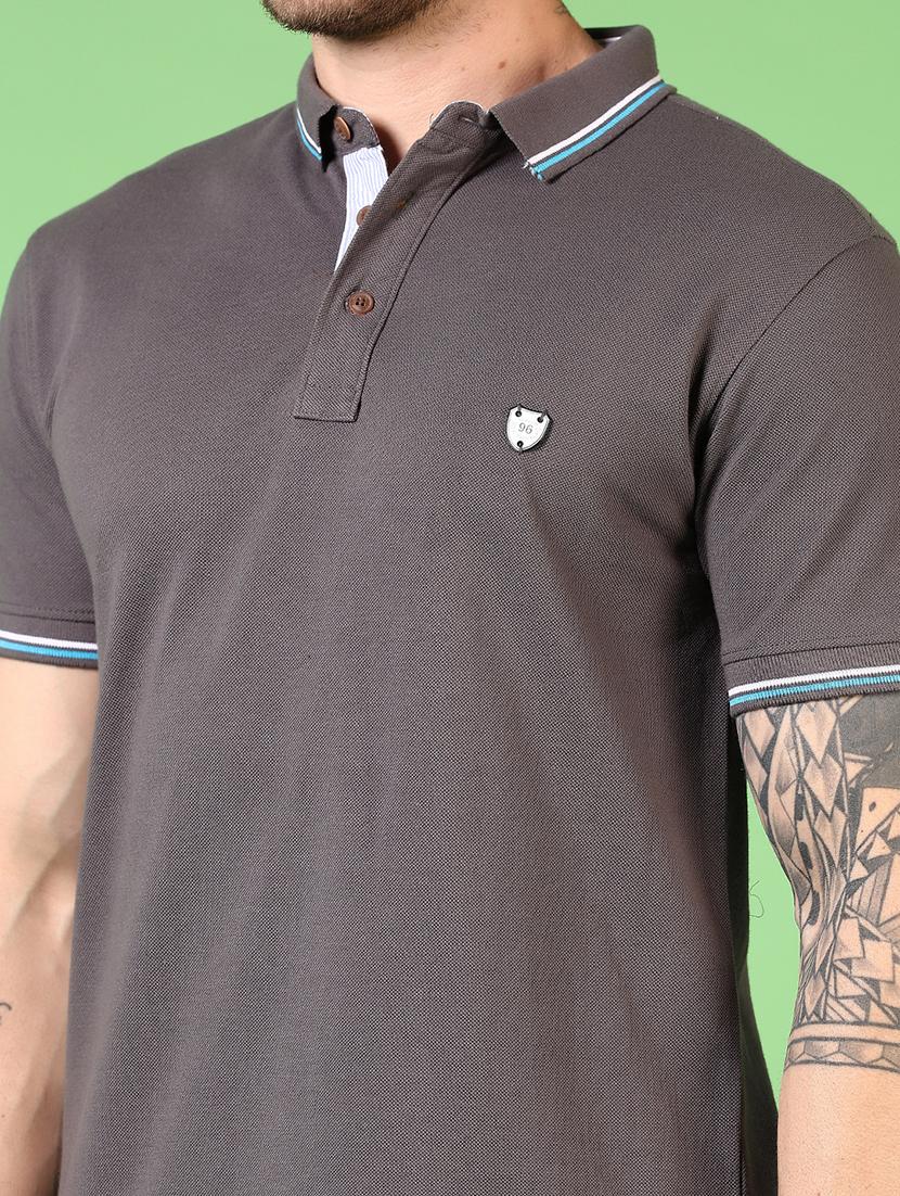 men solid short sleeve polo t-shirt - 21731539 - Standard Image - 4