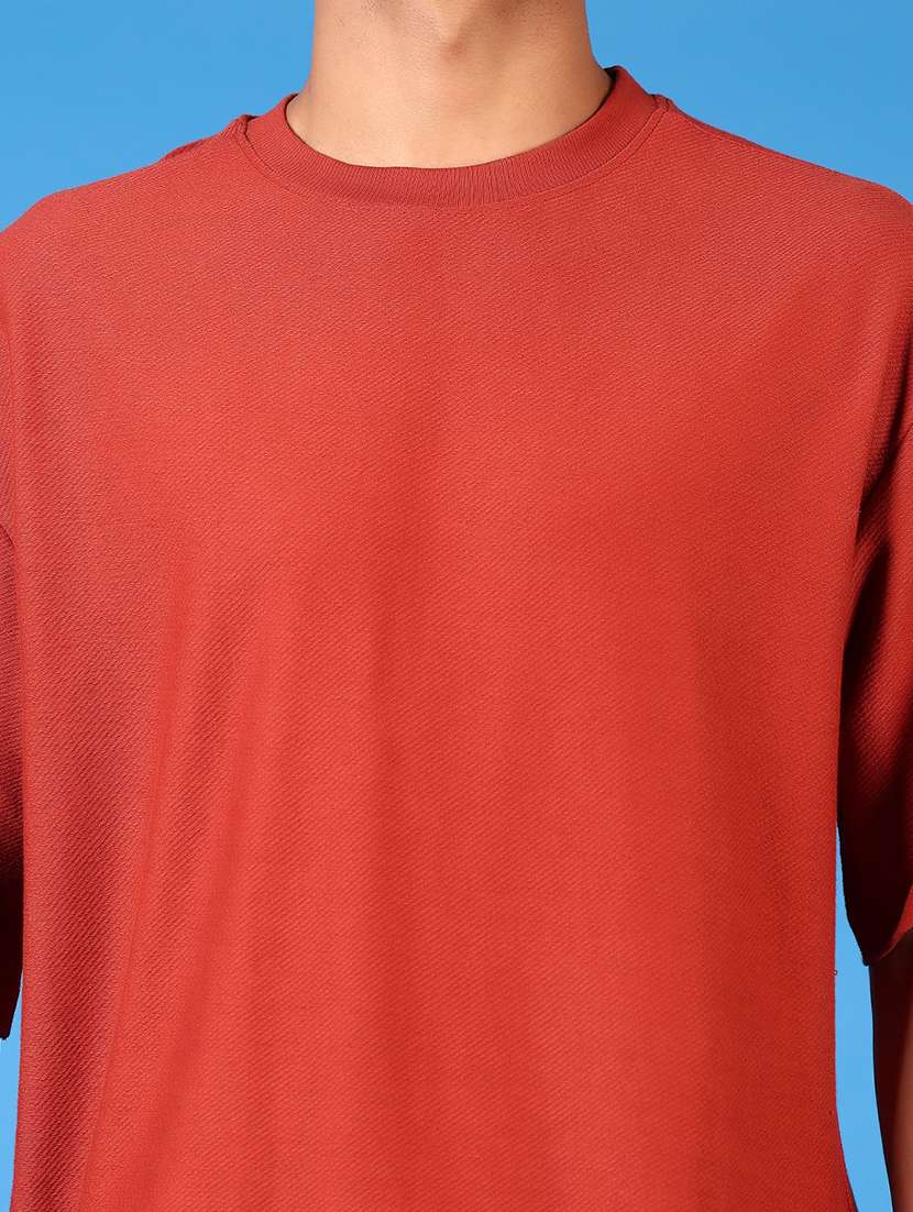 men short sleeves plain t-shirt - 21731568 - Standard Image - 4