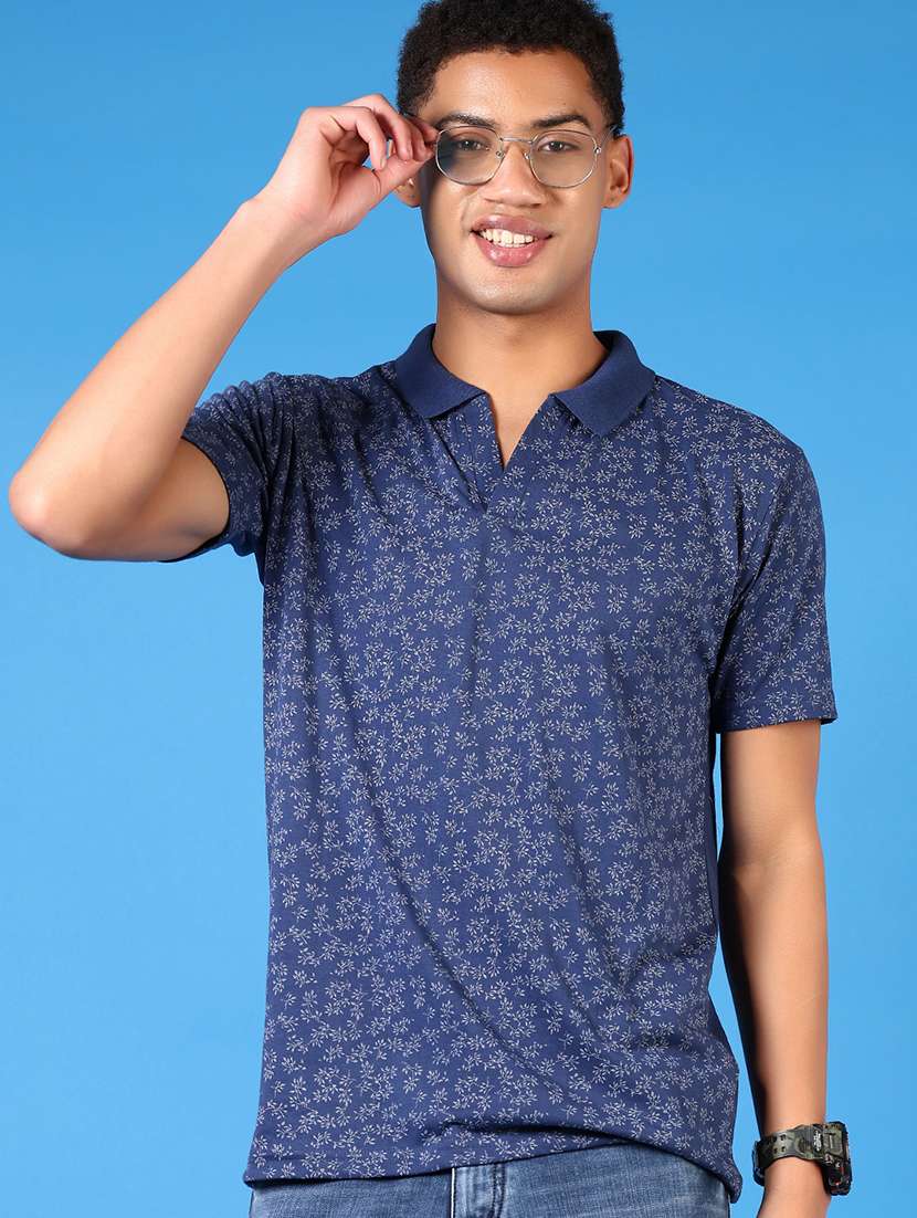 men short sleeves printed polo t-shirt - 21731575 - Standard Image - 1
