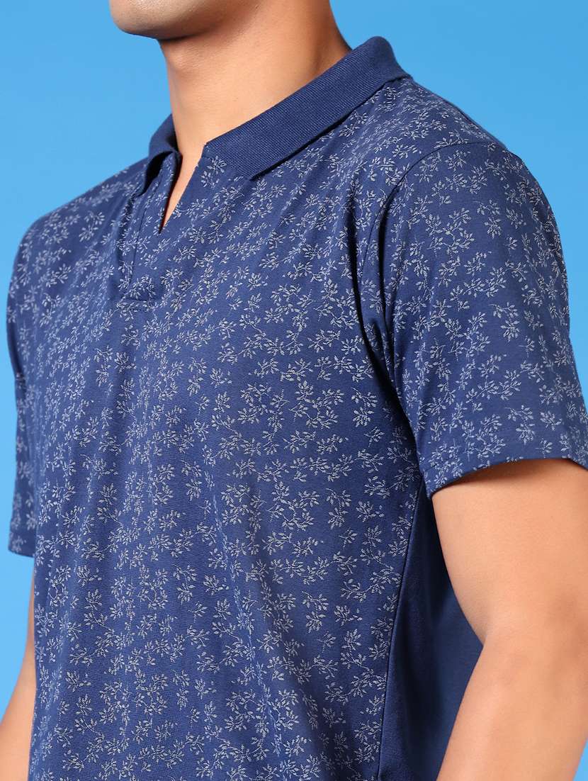 men short sleeves printed polo t-shirt - 21731575 - Standard Image - 4