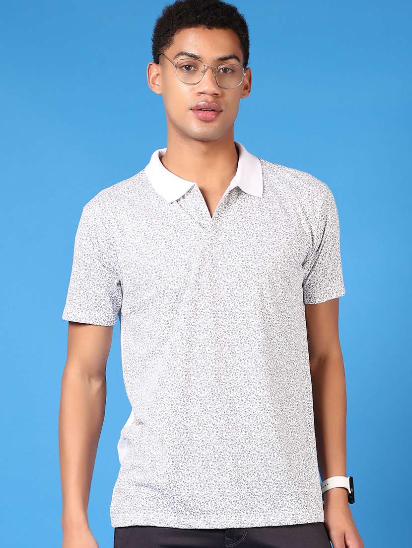 men short sleeves printed polo t-shirt - 21731577 -  Standard Image - 1