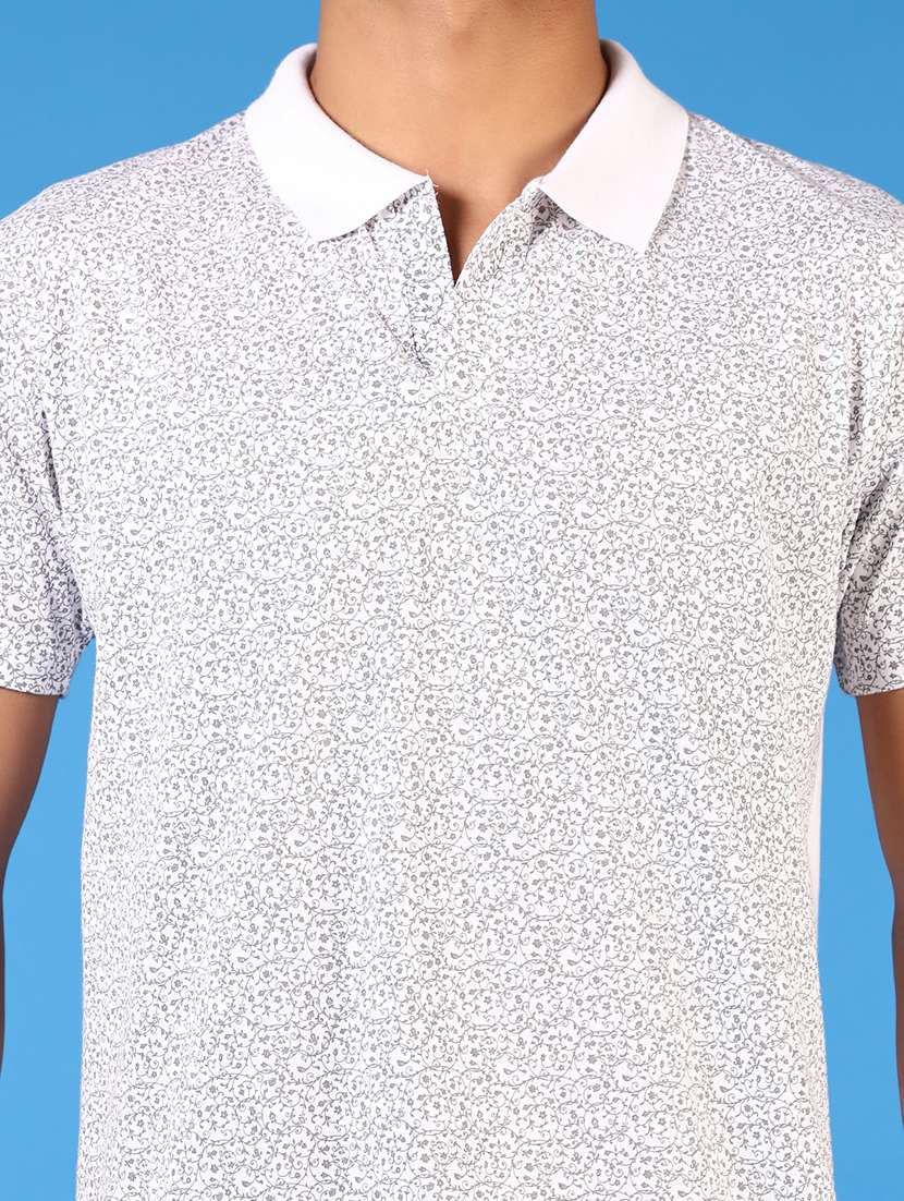 men short sleeves printed polo t-shirt - 21731577 -  Standard Image - 4