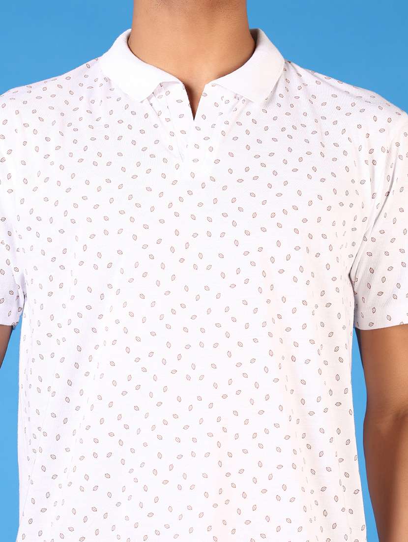 men short sleeves printed polo t-shirt - 21731578 - Standard Image - 4