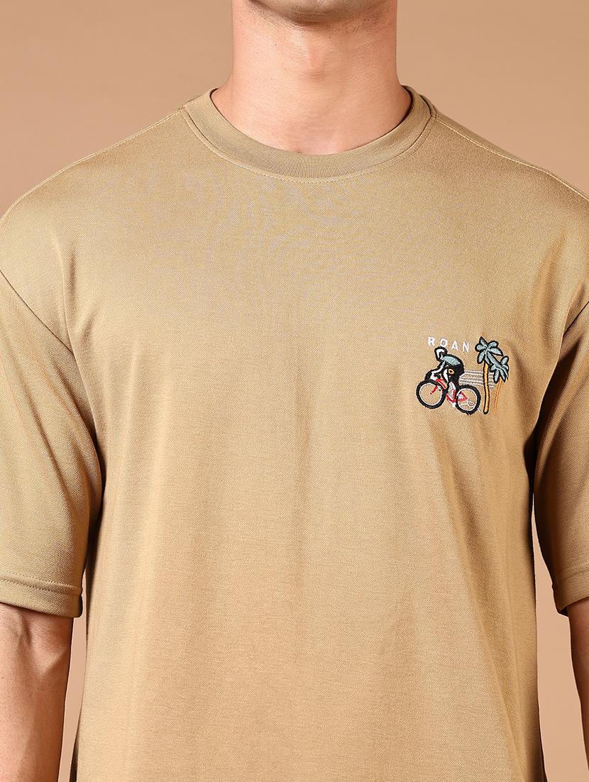 men short sleeves front & back print t-shirt - 21731585 - Standard Image - 4