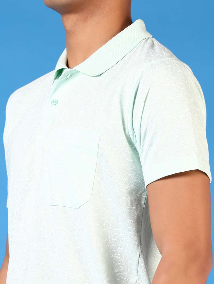 men short sleeves printed polo t-shirt - 21731594 - Standard Image - 4