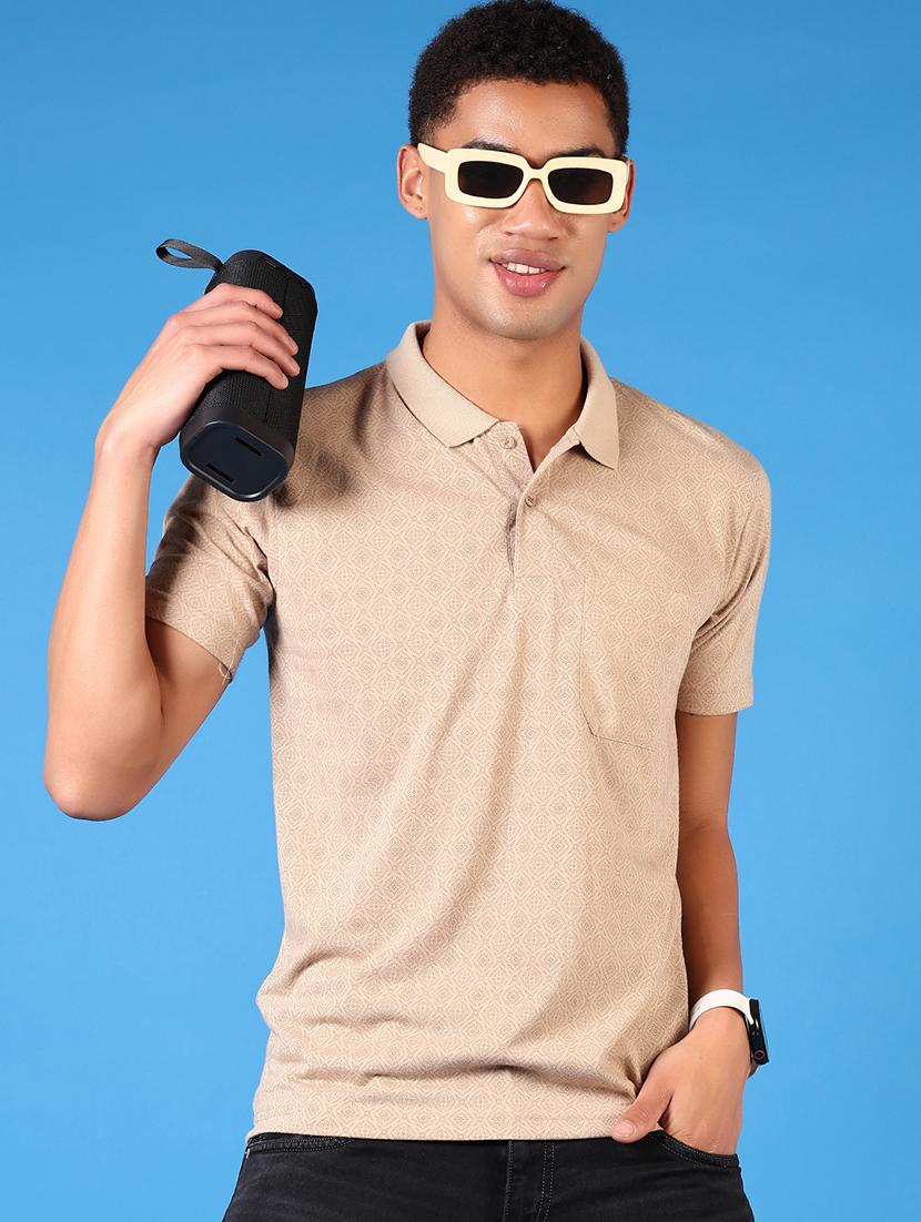 men short sleeves printed polo t-shirt - 21731604 - Standard Image - 1