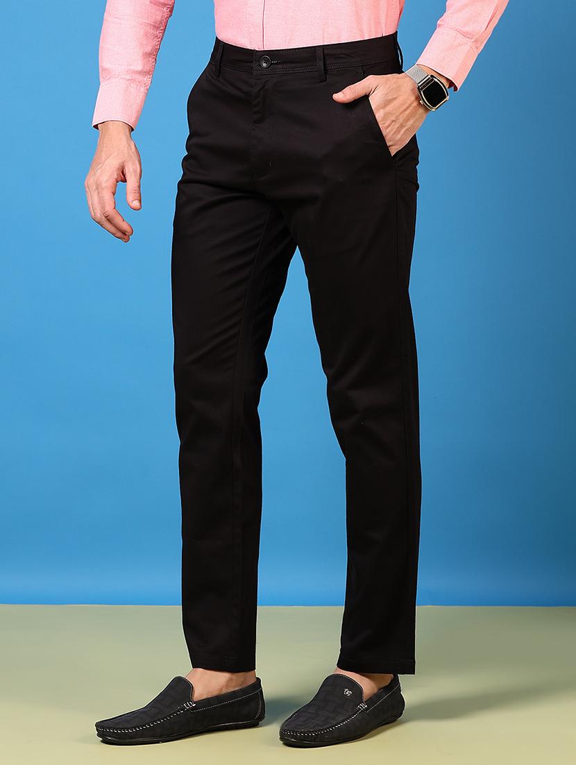 men mid rise solid chinos - 21731617 -  Standard Image - 1