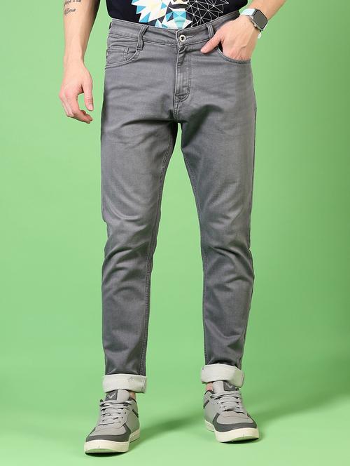 men washed mid rise jeans - 21731628 - Standard Image - 0