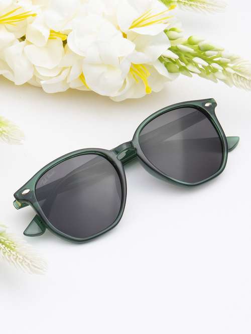 ted smith iconic uv protection green sunglasses for mens womens - 21731633 - Standard Image - 0