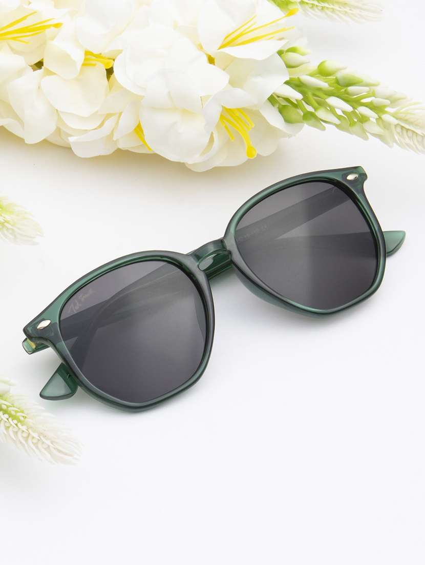 ted smith iconic uv protection green sunglasses for mens womens - 21731633 - Zoom Image - 0