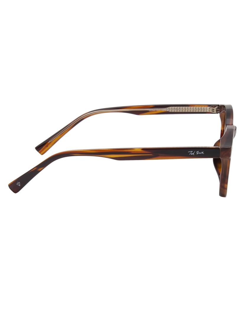 ted smith iconic uv protection demi brown sunglasses for mens womens - 21731635 - Standard Image - 4