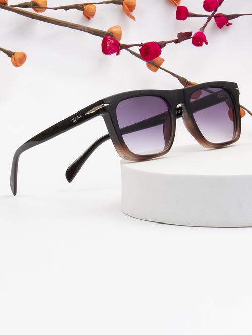 ted smith iconic uv protection black & brown sunglasses for mens womens - 21731651 -  Standard Image - 0