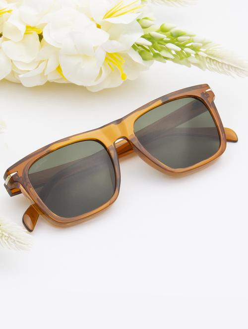 ted smith iconic uv protection black & brown sunglasses for mens womens - 21731654 -  Standard Image - 0