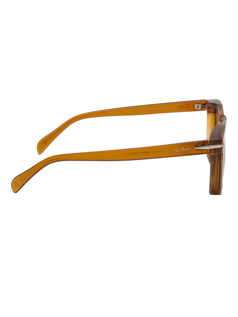 ted smith iconic uv protection black & brown sunglasses for mens womens - 21731654 - Standard Image - 4