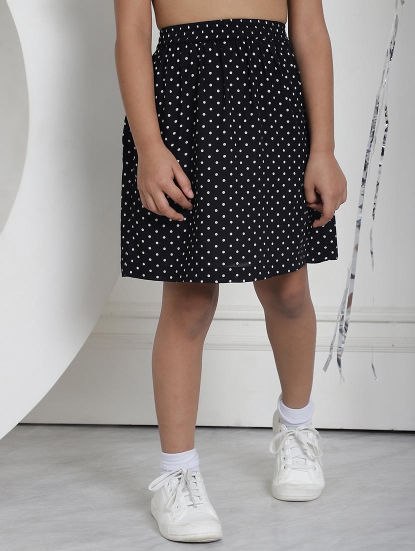 girls mid rise polka dots regular skirt - 21731911 -  Zoom Image - 0