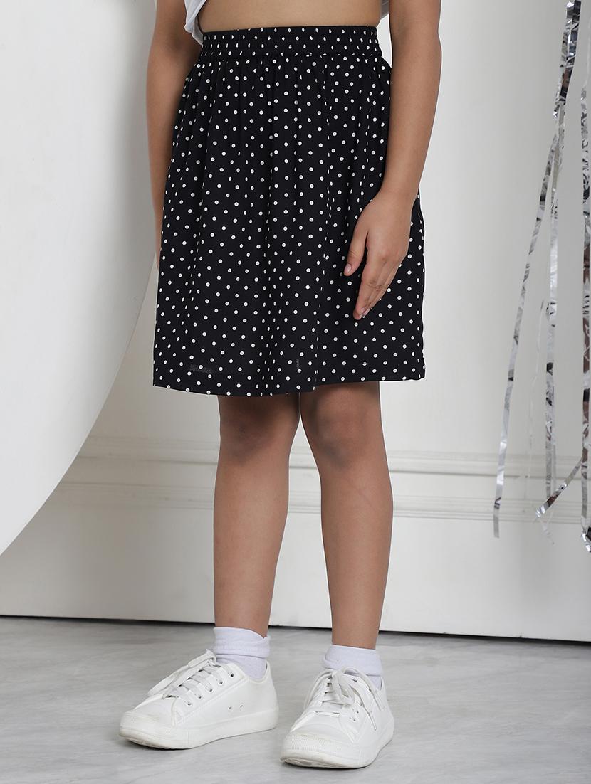 girls mid rise polka dots regular skirt - 21731911 -  Standard Image - 1