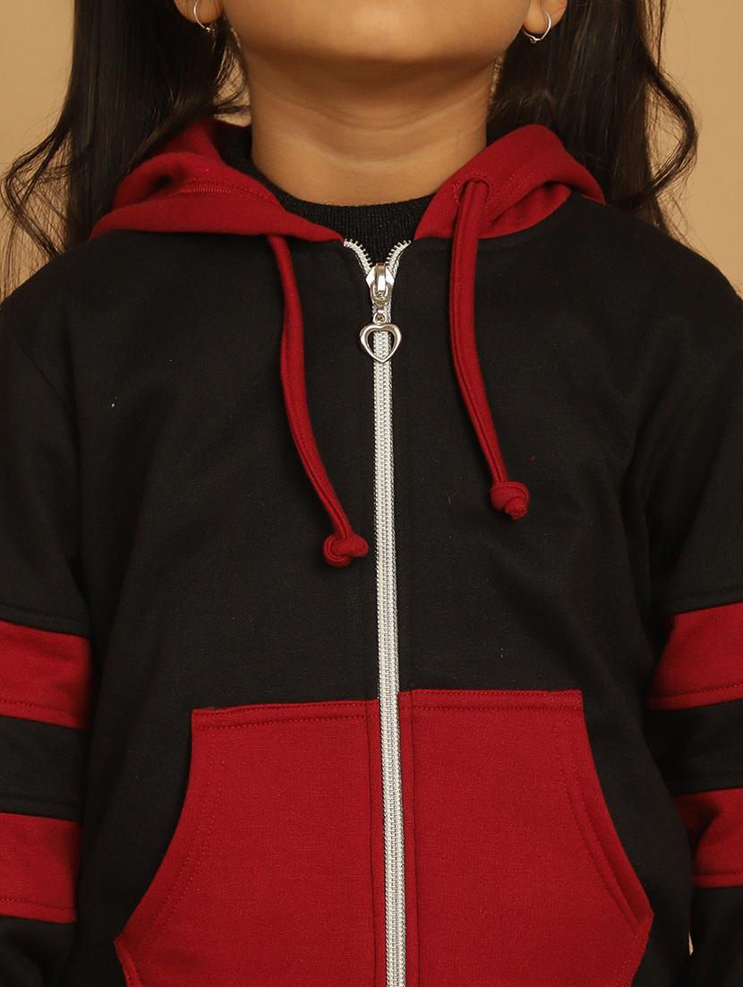 girls color block long sleeve sweatshirt - 21731956 - Standard Image - 6