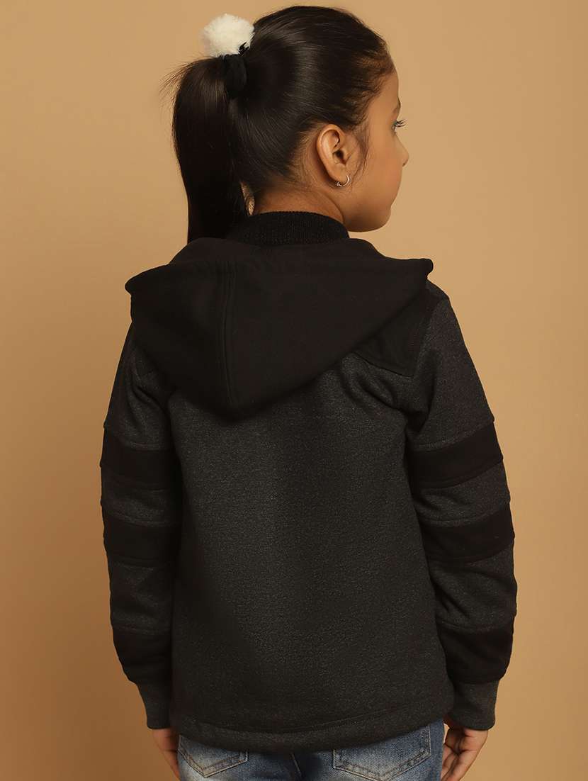 girls color block long sleeve sweatshirt - 21731957 - Standard Image - 4