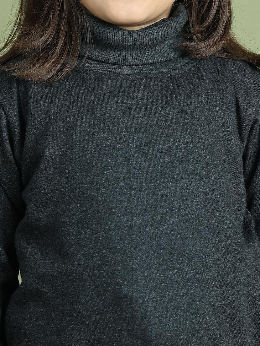 girls solid long sleeve sweatshirt - 21731975 - Standard Image - 6