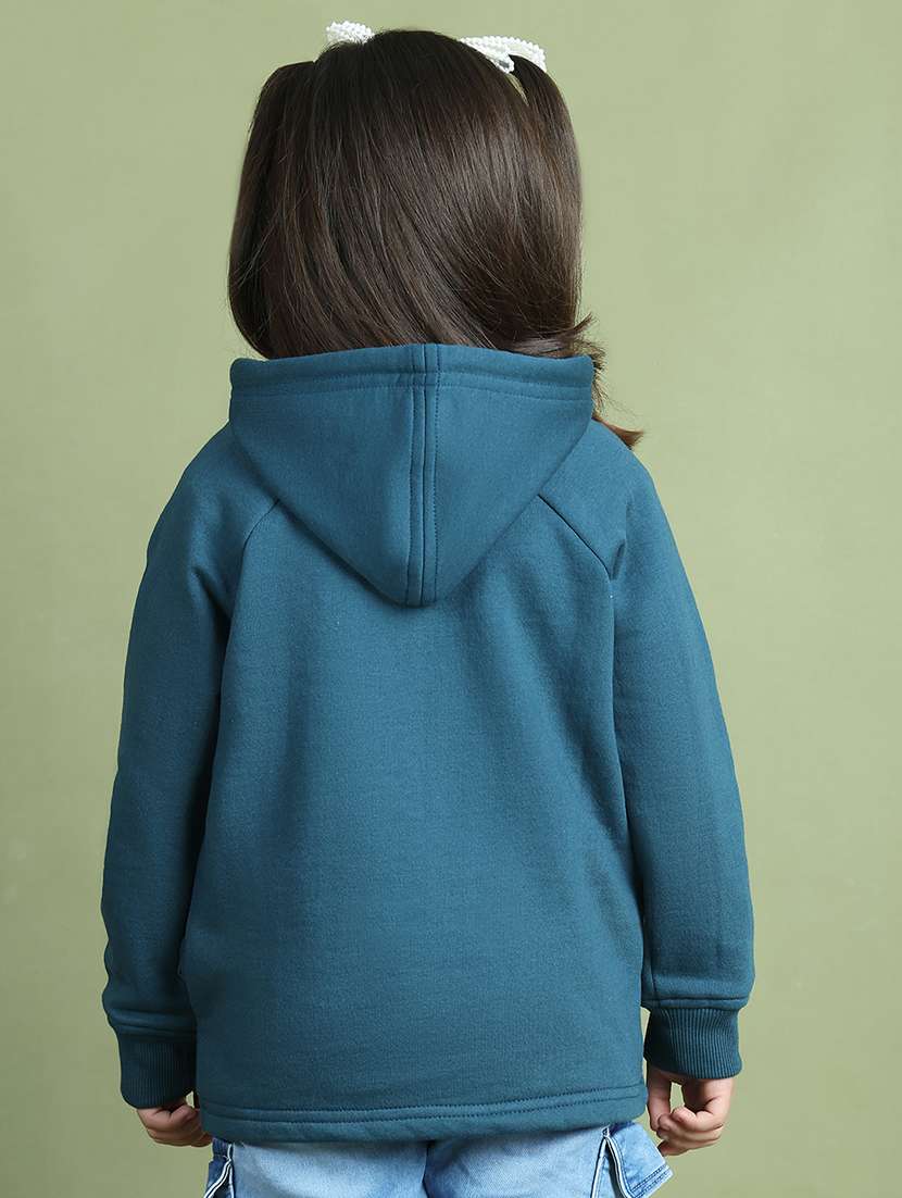 girls solid long sleeve sweatshirt - 21731981 -  Standard Image - 4