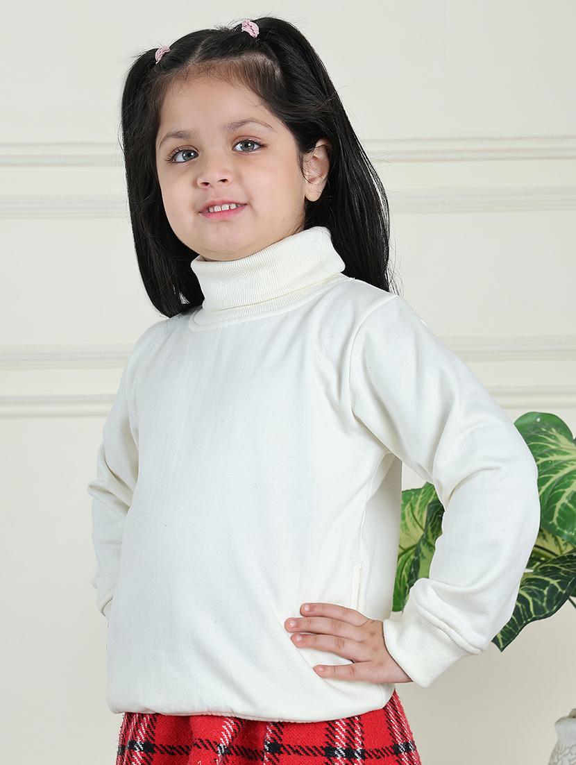 girls solid long sleeve sweatshirt - 21731985 - Standard Image - 1