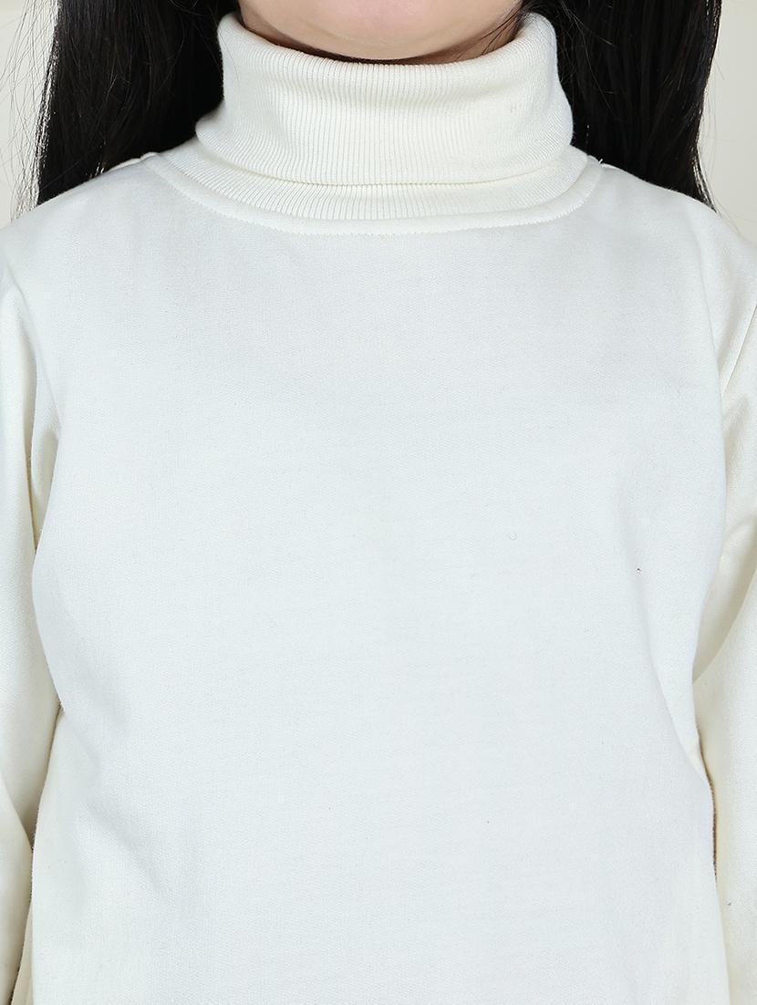 girls solid long sleeve sweatshirt - 21731985 - Standard Image - 6