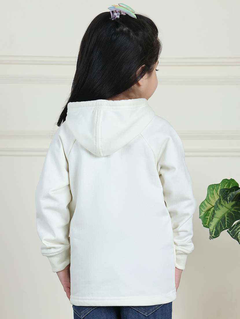 girls solid long sleeve sweatshirt - 21731990 -  Standard Image - 4