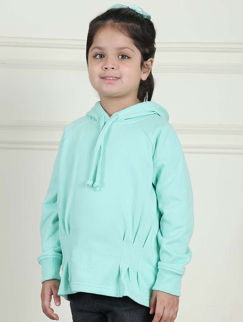 girls solid long sleeve sweatshirt - 21731991 - Standard Image - 1