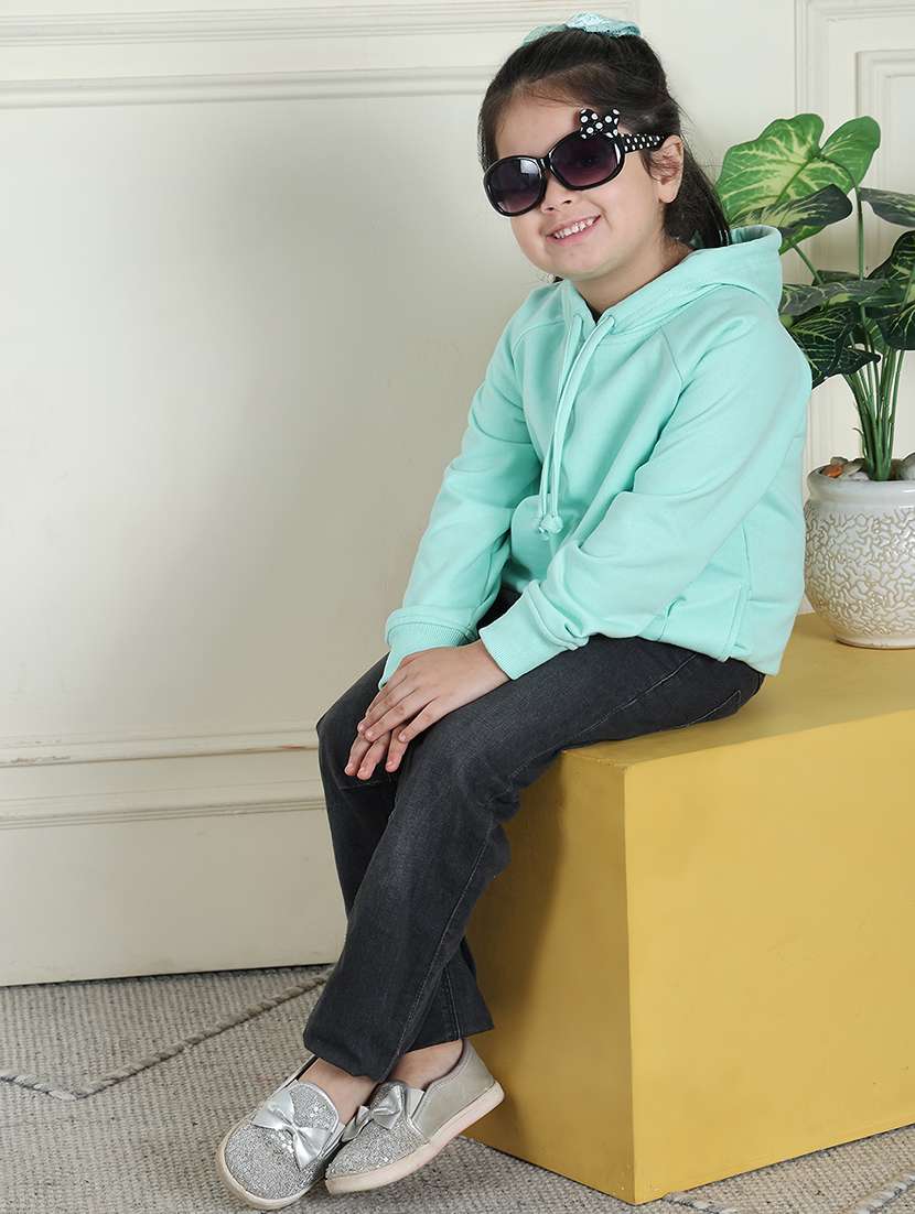 girls solid long sleeve sweatshirt - 21731991 - Standard Image - 4