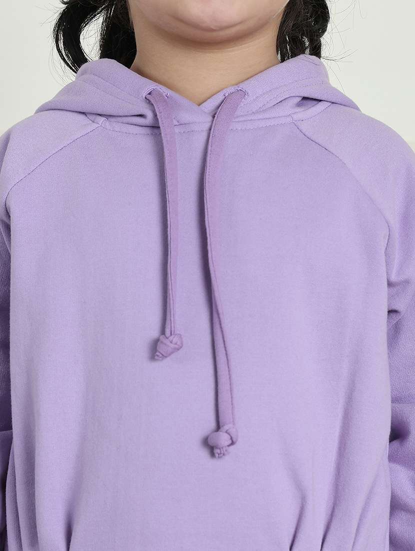 girls solid long sleeve sweatshirt - 21731992 - Standard Image - 6