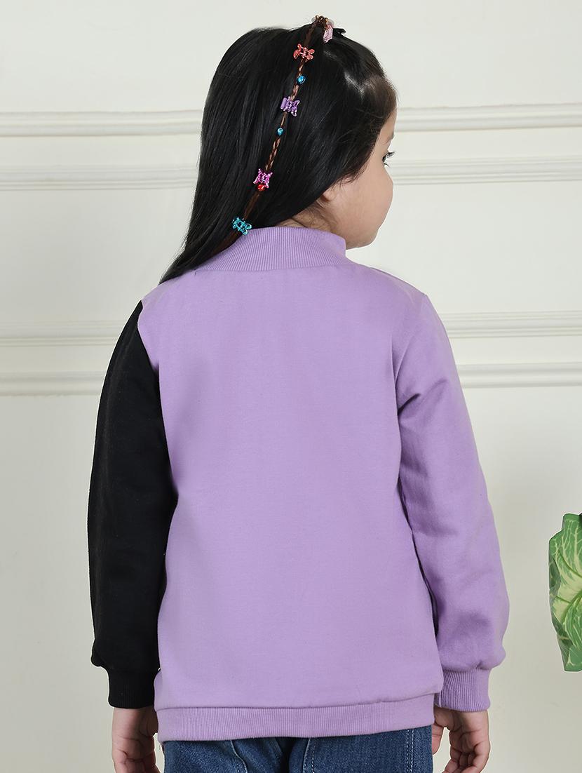 girls color block long sleeve sweatshirt - 21731998 - Standard Image - 4