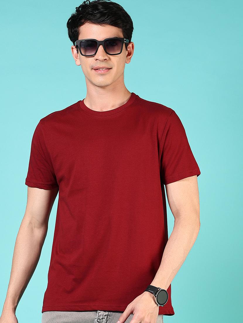 men solid short sleeve regular fit t-shirt - 21732140 -  Standard Image - 1