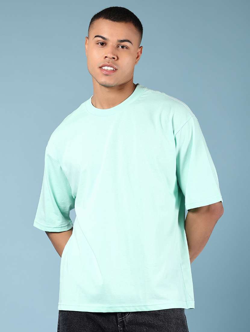 Men Back Print Round Neck Regular Fit T-shirt - 21732163 -  Standard Image - 1