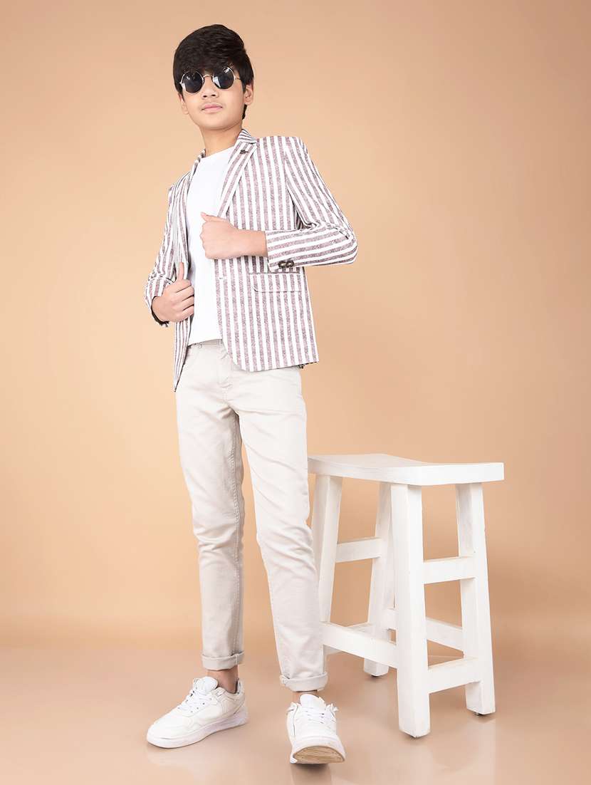 boys solid mid rise jeans - 21732550 -  Standard Image - 4