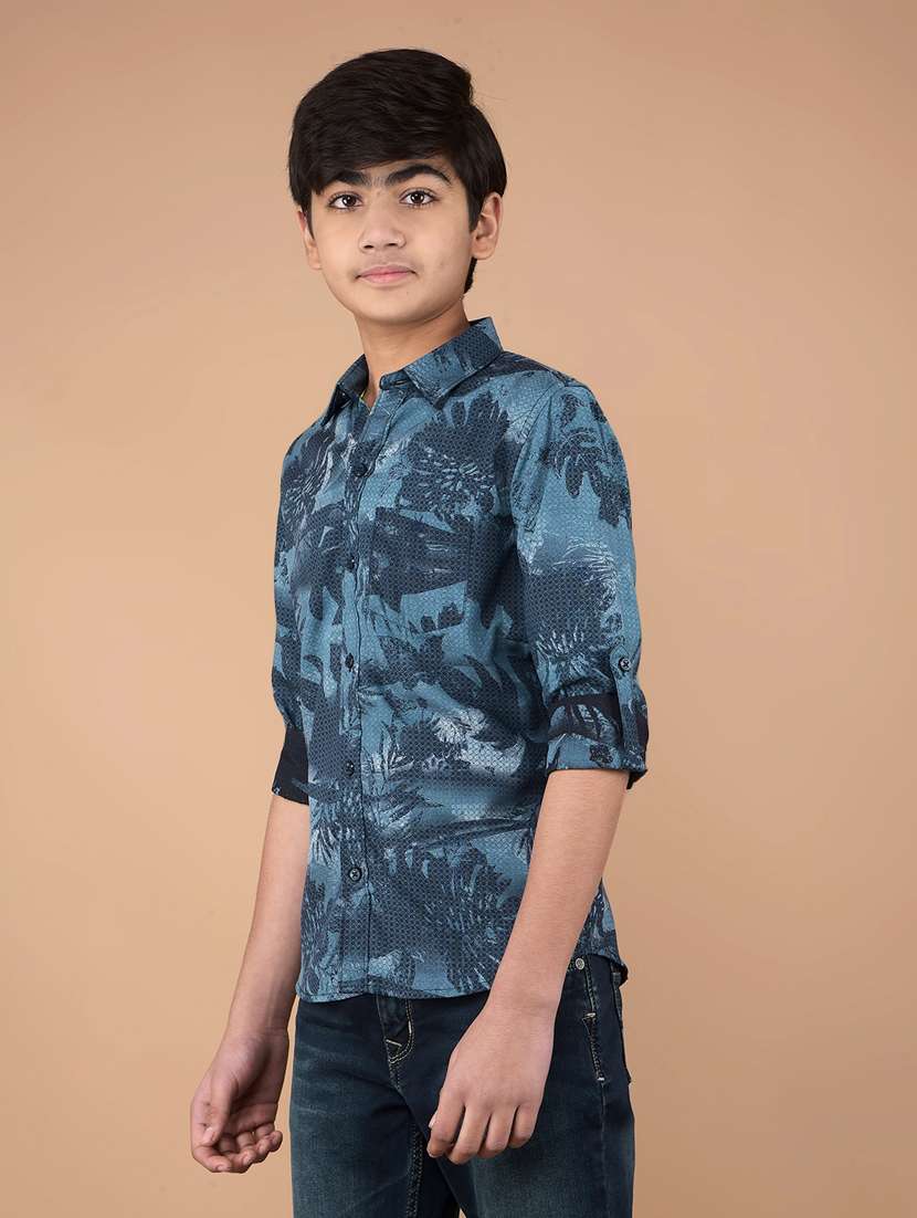 boys printed long sleeve shirt - 21732564 -  Standard Image - 1