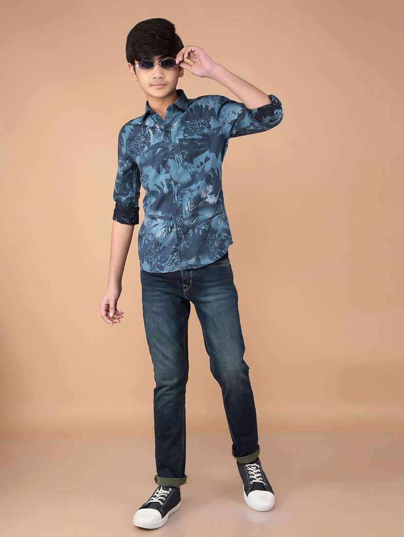 boys printed long sleeve shirt - 21732564 -  Standard Image - 4