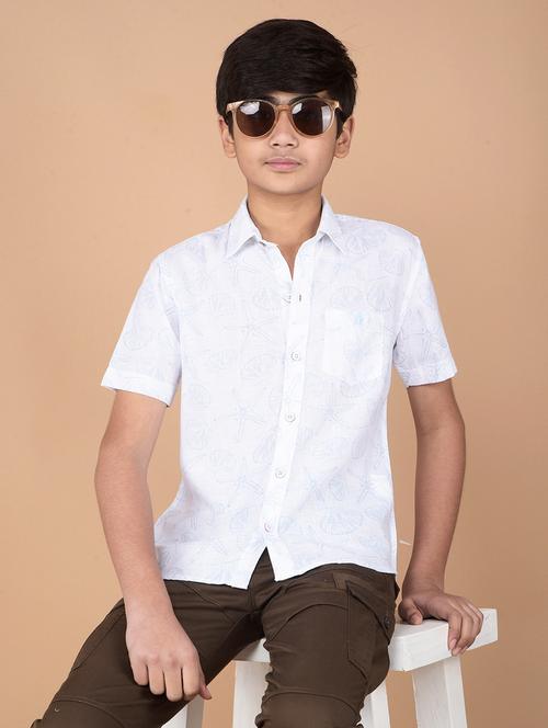 boys printed short sleeve shirt - 21732572 -  Standard Image - 0