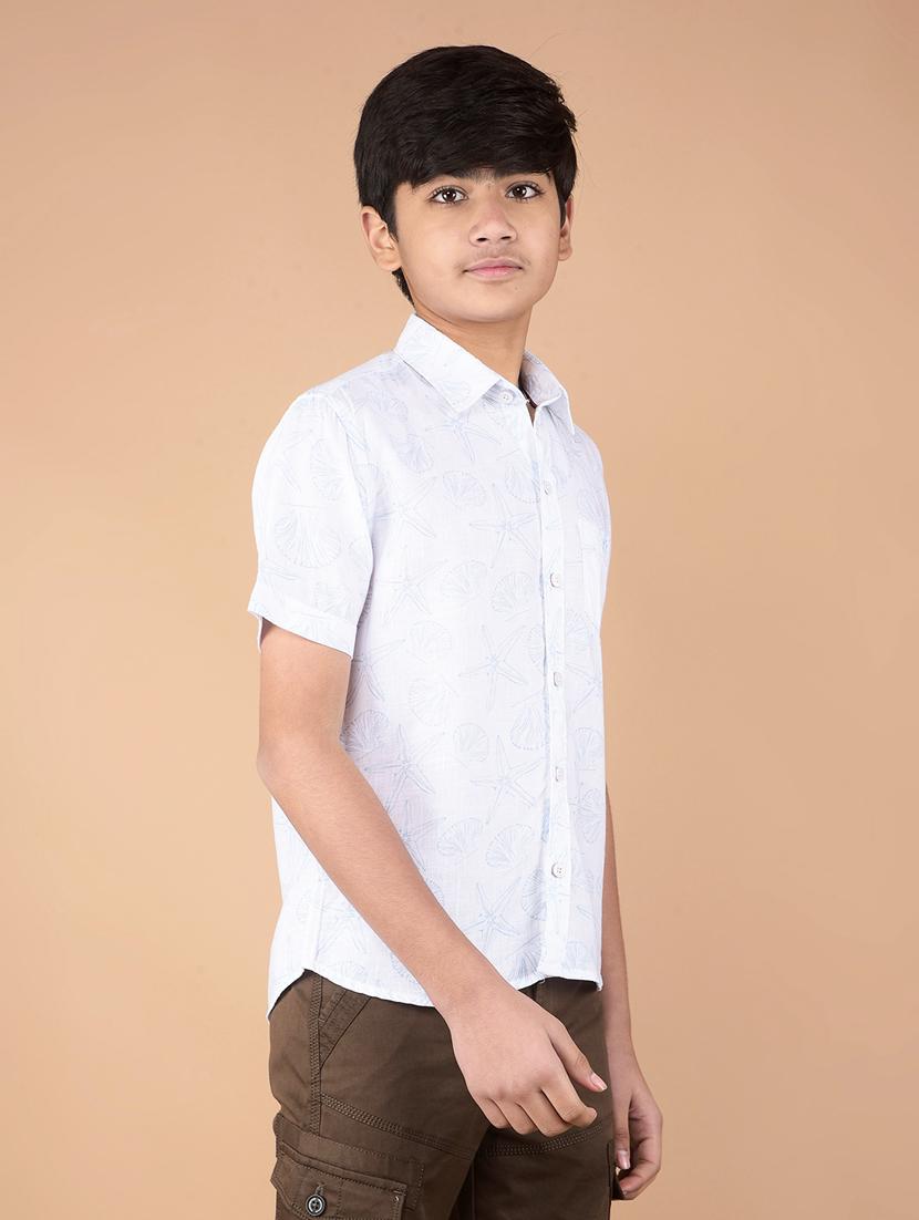 boys printed short sleeve shirt - 21732572 -  Standard Image - 1