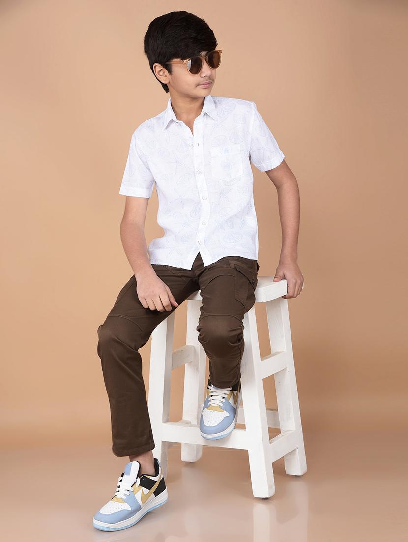 boys printed short sleeve shirt - 21732572 - Standard Image - 4